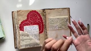 ASMR Junk journal with me - Paper sounds, no talking