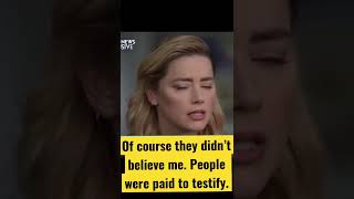 Amber Heard Says “Randos” Testified #johnnydepp #amberheard #justiceforjohnnydepp #camille #today