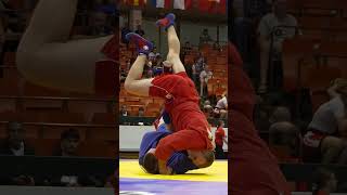 HARKOV Ivan (BUL) vs LAMIVAROTAU Ilya (FIAS 2) at the European #SAMBO Championships 2024 in Serbia