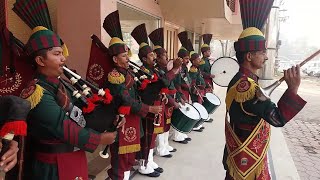 Lajwab Fuji Pipe Band Gujrat 2024latest| Punjab Fuji Band Mandi Bahauddin | Band Baja In Pakistan