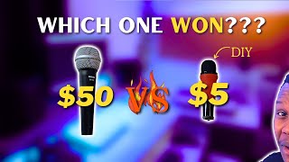 How Important is Your Mic Budget? $5 DIY vs. $50 Mic Showdown Reveals Surprising Results!