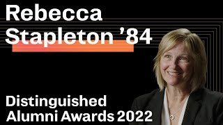 Rebecca Stapleton ’84: 2022 Distinguished Alumni Awards