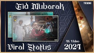 Eid Ka Chand Mubarak Status | Eid Mubarak 2024 Status | Eid Ul Fitr Mubarak Ho | Eid Mubarak Wishes