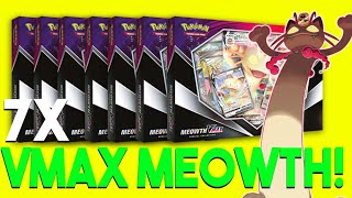 7x VMax Meowth Special Collection BOX OPENING! NEW PRODUCT!