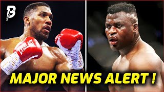 CONFIRMED! Anthony Joshua To Take on Francis Ngannou in Epic Saudi Arabia Showdown!