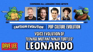 Voice Evolution of TMNT's LEONARDO Compared & Explained - 37 Years | CARTOON EVOLUTION