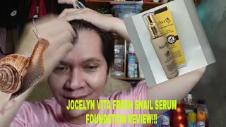 JOCELYN VITA FRESH SNAIL LIQUID FOUNDATION AN ANTI AGING FOUNDATION | mike88 vlogs