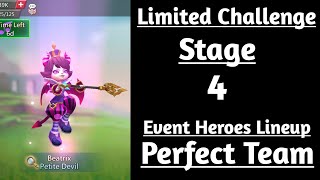 Lords mobile Petite Devil Stage 4|Limited Challenge Trick vs Trick stage 4 Auto|Beatrix Stage 4 auto