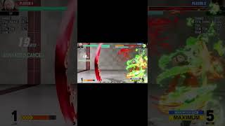 Experimenting with Ash Combos | Simple Ash Combo 100% Damage #kofxv #ashcrimson #gaming #combo