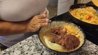 La continuacion de como Los Quedo la sopa O caldo de frijoles con carne 🇸🇻🇸🇻💯🇸🇻🥩 O mixto de Res .