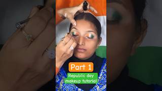 Republic Day makeup tutorial/ PART 1  #ytshorts #viral #shortsvideo #swatisinghmakeover #tutorial