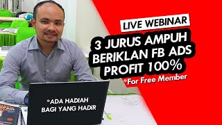 Live Webinar "3 Jurus Ampuh Beriklan di Facebook Ads"