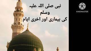 @HAQKiSADA-gp4iq ہمارے نبیﷺ کی بیماری اور آخری اییام