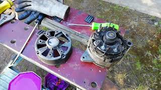 Volvo Amazon 140 1800 PV alternator repair SEV Motorola 1/2