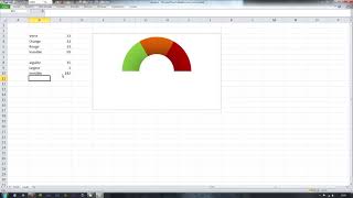 Support Formation Excel : 026 - Tuto Excel   faire un graphique jauge HD