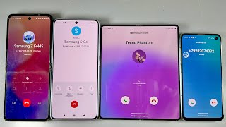 Incoming Call Techno Phantom + Samsung Galaxy Fold 5 + Redmi Note 13 PRO + Samsung S10e