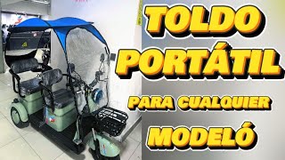 Toldo para Motos eléctricas E-hermas México