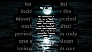 The Moon's Tidal Locking Mystery Unveiled #shorts #universefacts #subscribe