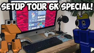 GAMING SETUP TOUR! 6K SUB SPECIAL! 🥳🎉 GAMING KEYBOARD AND MOUSE