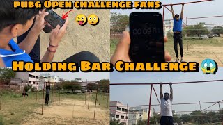 Holding Bar Challenge 110 second 😱 || Pubg Open Challenge 1 Vs 1 Fans 🎮