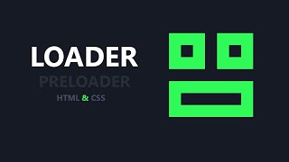 How to Make a Loader in HTML CSS | Website Loading Animation