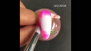 Ombre builder gel nail art |Poly Gel | Easy Beginner Nail Art | Step by Step Tutorial