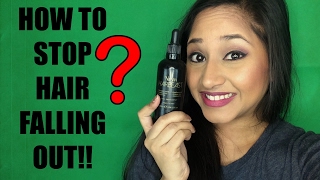 HOW TO STOP YOUR HAIR FALLING OUT! WANT THICKER HAIR?? WATCH HERE!