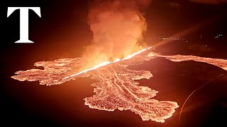 LIVE: Iceland volcano erupts for the tenth time in three years