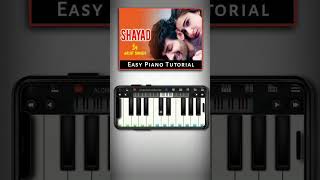 Sayad khai pinao tune || easy piano music || (शायद कही ख्याल) #trending #pianotutorial #song