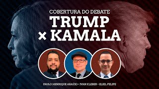 Debate Trump x Kamala com tradução simultânea | Eleições Americanas