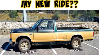 It's A Square body S10 With The Older 2.8 V6.  A great long bed Truck I almost bought!