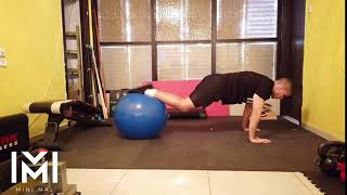 Stability Ball Jack Knife   ג'קס על כדור