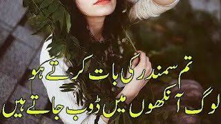 poetry sad Urdu  shero shayari  urdu youtube channel