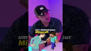 Mom Deletes Kids Minecraft World!