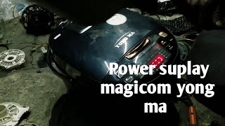 Proses pemasangan power suplay magicom yong ma