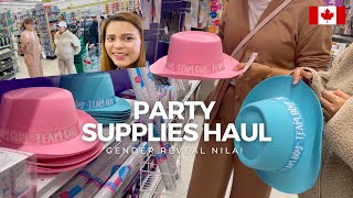 AFFORDABLE GENDER REVEAL SUPPLIES | #dollarama #partycity #lethbridge