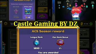 Season End And Opening Champion One Crystal & ACS  Rewards 🏆Rush Gameplay🔥@castlegamingbydz