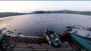 Kayak Fishing a Remote Maine Lake