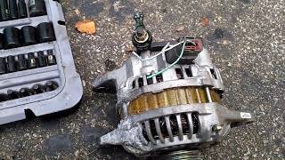 2003 Mazda Protege Alternator Removal