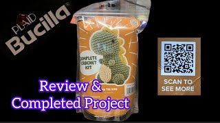 Review / NEW Bucilla Crochet Kit / Dan the Dino @plaidcrafts #plaidcrafts #plaidcreators #crochet