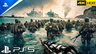 D-DAY - Normandy Landings | Realistic Immersive ULTRA Graphics Gameplay 4K60FPS | Call of Duty WWII