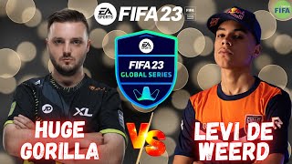 HUGE GORILLA VS LEVI DE WEERD - FIFA 23 / GOAT CUP / FGS 23 | PRÓ VS PRÓ