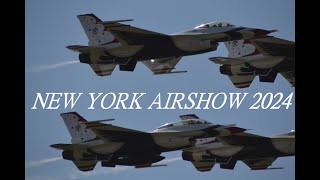 U.S. AIR FORCE THUNDERBIRDS FORM A HEART | New York Airshow 2024