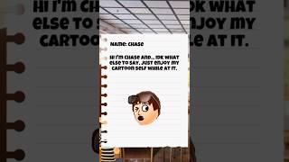 Cartoon handwriting #handwriting #cartoon #lol #mii #cousins #school #nintendo #wiisports #memes