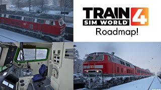 BR 218, IC-StW & neue deutsche Lok | Roadmap TRAIN SIM WORLD 4