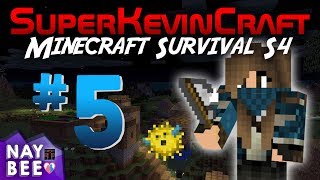 Minecraft Survival S4 #5 - Fishing for Pufferfish - NaybeeTV