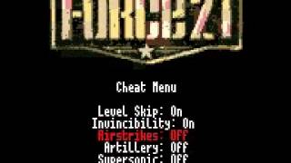 Cheat Menu - Force 21 (U) (GBC)