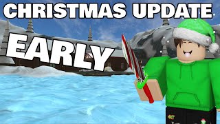 Playing The MM2 CHRISTMAS UPDATE EARLY