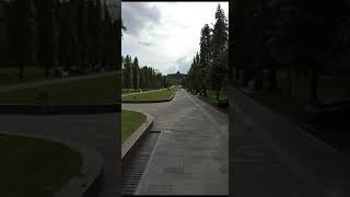 candi Borobudur tampak dari depan