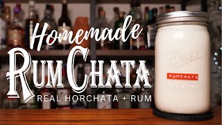 Homemade RUMCHATA ★ Real Horchata + Rum = No Artificial Flavors